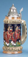 Bavarian Beerwagon Stein