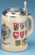 German Kannenbaecker, Embossed Old Germany