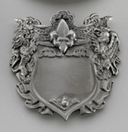 Engraveable Fleur De Lis Badge