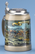 Nuernburg Stein, embossed Old Germany Lid